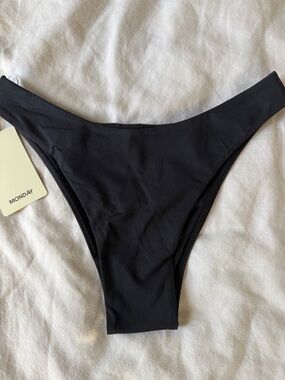 Monday Swimwear Byron Bikini Bottom Black Size S NWT